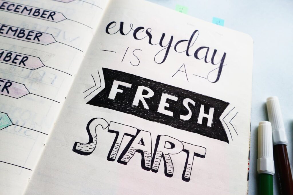 everyday is a fresh day afbeelding